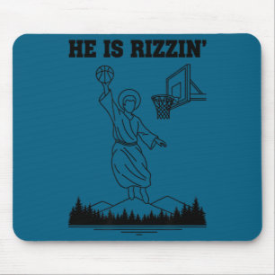 Ist Design christlich Er baggert Jesus beim Dunkin Mousepad