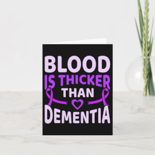 Ist dicker als Demenz Alzheimerheimer Bewusstsein Karte