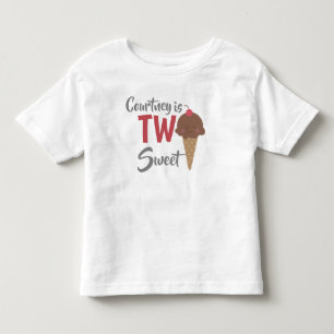Ist die zwei Bonbon-Gewohnheits-Shirt Kleinkind T-shirt