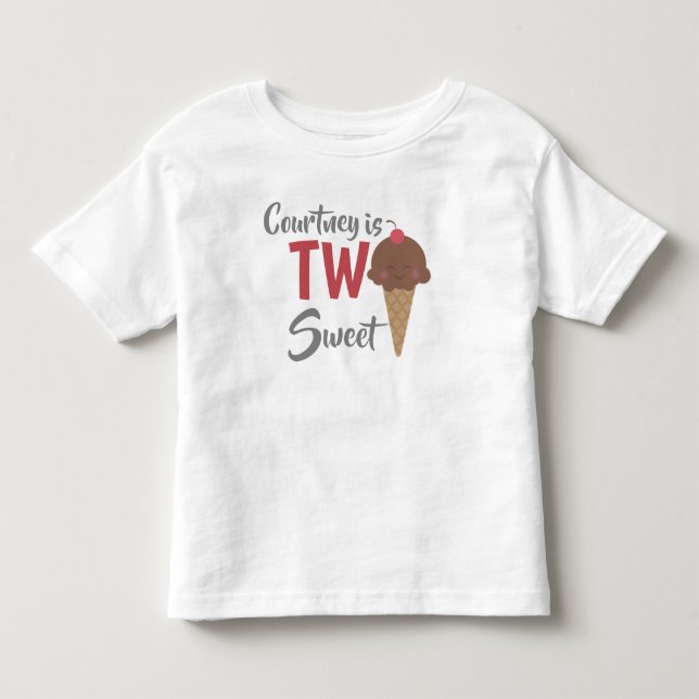 Ist die zwei Bonbon-Gewohnheits-Shirt Kleinkind T-shirt (Vorderseite)