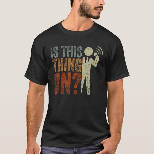 Ist dies auf Stand-Up Comedy Comedian Mic 1 T-Shirt (Vorderseite)