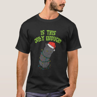 Ist diese lustige schwarze Katzenlichtkatze ausrei T-Shirt