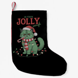 Ist diese lustige Weihnachtsfeier mit süßen Katzen Kleiner Weihnachtsstrumpf