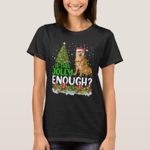 Ist dieser Jolly genug Shiba Inu Dog Weihnachtsbau T-Shirt