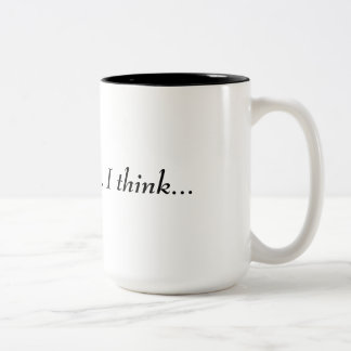 Ist dieser Kaffee? Zweifarbige Tasse
