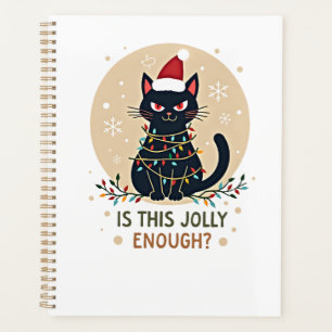 Ist dieser lustige schwarze Katzen-Weihnachtsbaum Planer