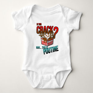 Ist dieser Sprung? Nah ist es poutine! Baby Strampler