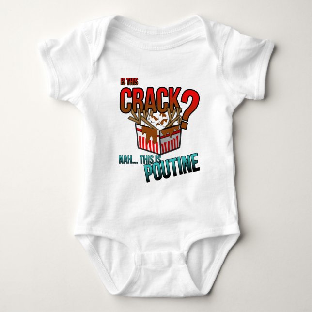 Ist dieser Sprung? Nah ist es poutine! Baby Strampler (Vorderseite)