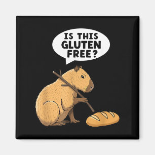 Ist dieses Gluten-Capybara lustig Zöliakie Magnet