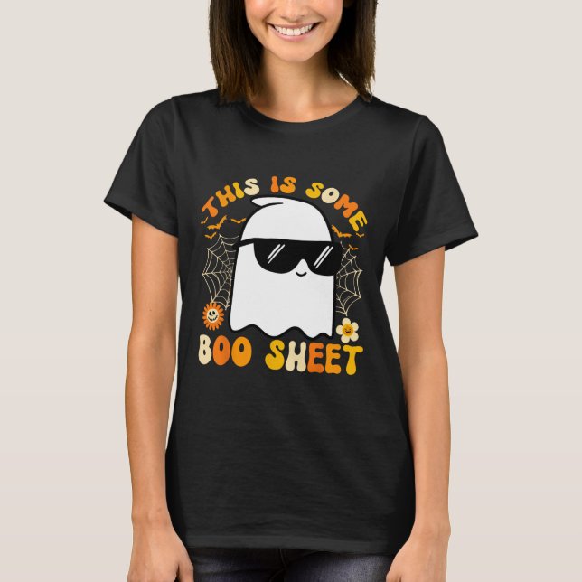 Ist ein Bootsheet Halloween Ghost Funny Cool Men W T-Shirt (Vorderseite)
