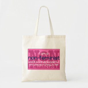 ist eine angenehme Sache Nicht-feministisch, zum Tragetasche
