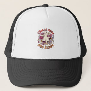 Ist Einiges Boo-Blatt-Gespenst Retro-Blumen_1 Truckerkappe