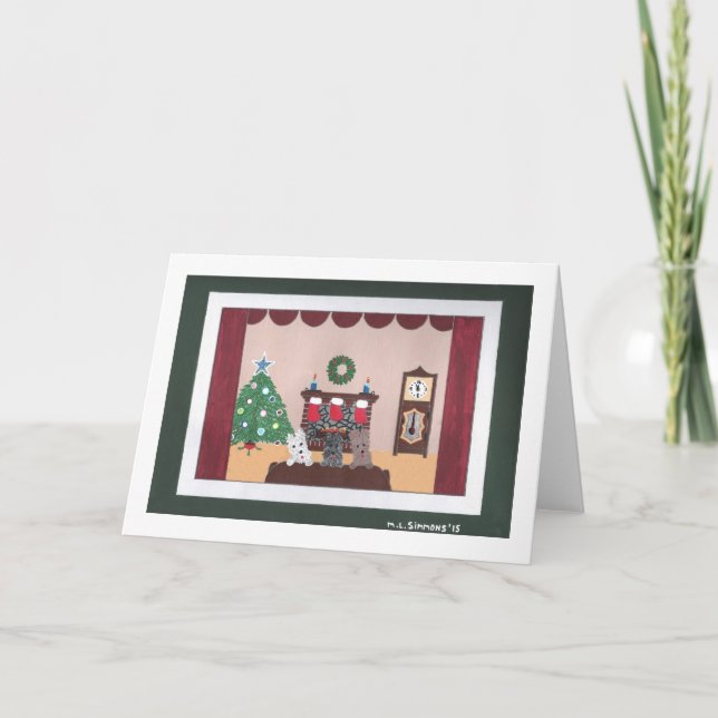 IST ER NOCH HIER? FEIERTAGSKARTE (Vorderseite)