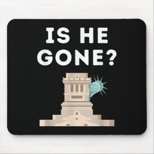 Ist er von einer Freiheitsstatue abgewichen, gegen Mousepad