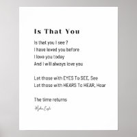 Ist es, dass man Liebe Gedicht Wandkunst Poesie si