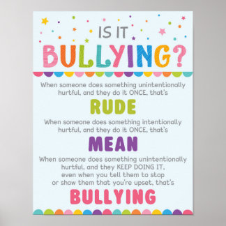 Ist es eine schikanöse Kampagne gegen Bully im Kla Poster
