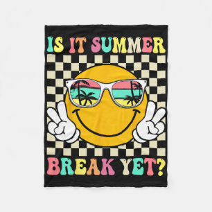 Ist es endlich Sommerferien letzter Schultag Lehre Fleecedecke