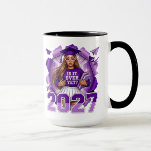 Ist es endlich vorbei Lustige Abschlussfeier 2027  Tasse