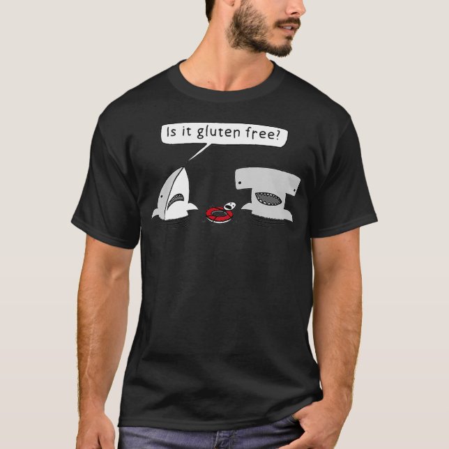 Ist es glutenfrei zwei Haie grafisch?  T-Shirt (Vorderseite)
