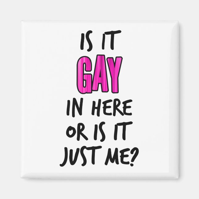 Ist es hier Gay? Magnet (Vorne)