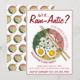 Ist es nicht der romantische Valentinstag? Einladung