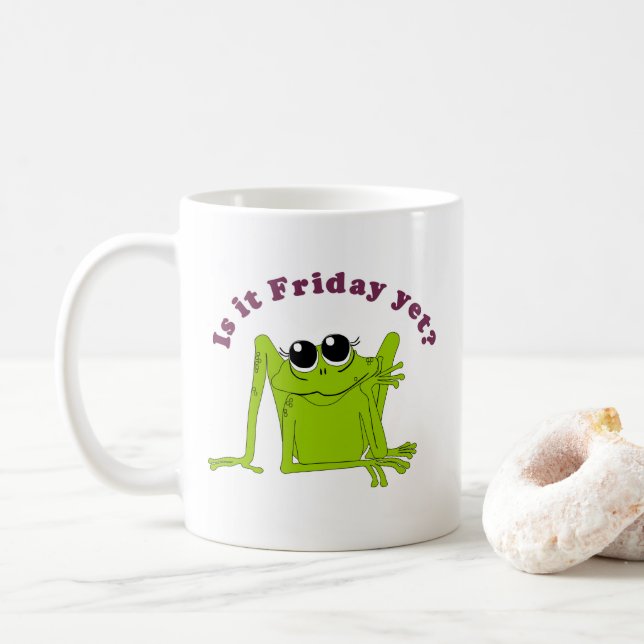 Ist es schon Freitag? Tasse (Mit Donut)