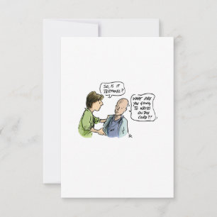 Ist es Terminal? Funny Cancer Card