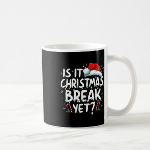 Ist es Weihnachts-Break, aber lustige Weihnachten  Kaffeetasse