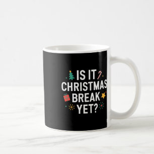 Ist es Weihnachts-Break, aber lustige Weihnachten Kaffeetasse
