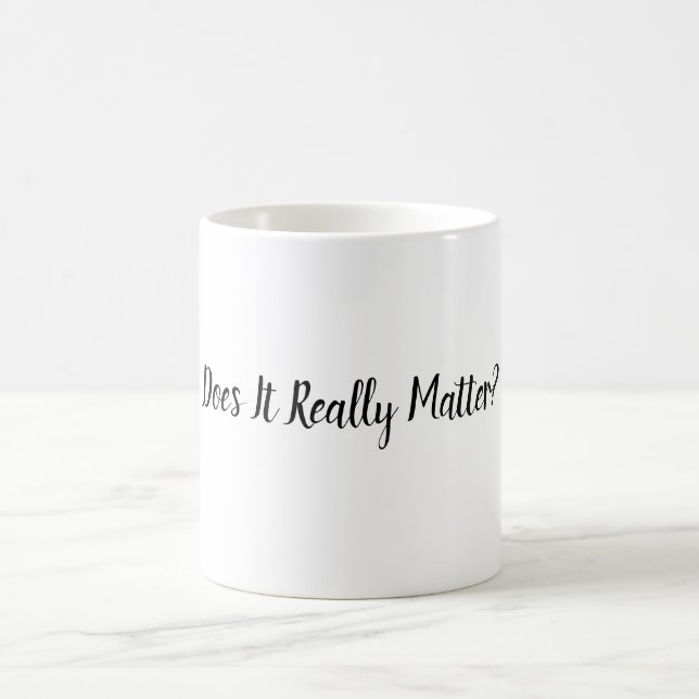 Ist es wirklich wichtig, dass Tasse (Mittel)