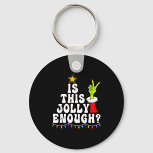 Ist Funny lustig genug grün Frohe Weihnachten Schlüsselanhänger