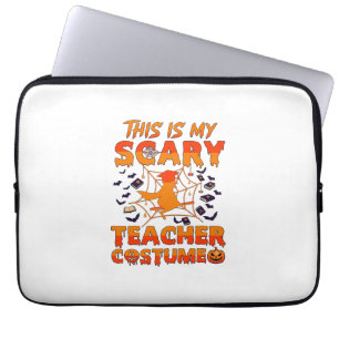 Ist Grusel-Lehrer-Kostüm Halloween Hexe Spinne Wir Laptopschutzhülle