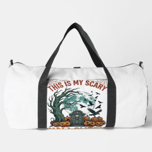 Ist Gruseliges Halloween-Kostüm Grabstein Kürbisse Duffle Bag