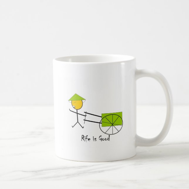 Ist gutes Rickshaw häufig Kaffeetasse (Rechts)