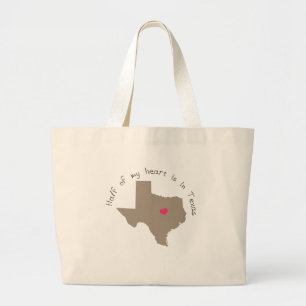 Ist Hälfte meine Herz-in Texas Jumbo Stoffbeutel