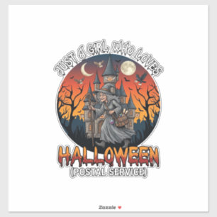 Ist Halloween Hexe Jeder Macht Szene Post Wor Aufkleber