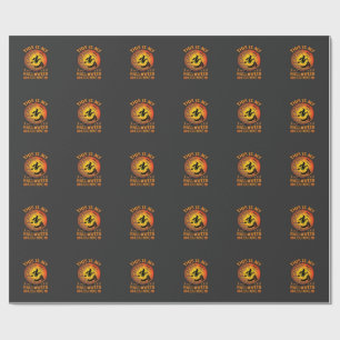 Ist Halloween-Kostüm Hexenschloss Kessel Geschenkpapier