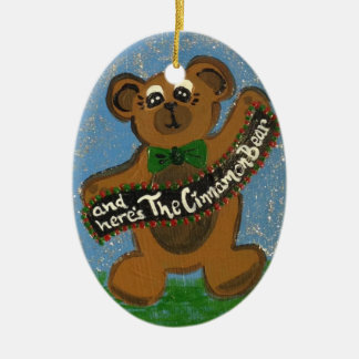 Ist hier der Zimt-Bär Keramik Ornament