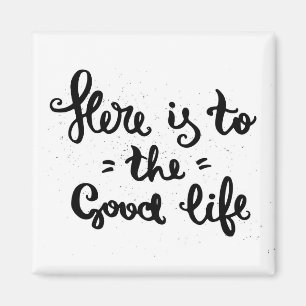 Ist hier zum angenehmen Leben Magnet