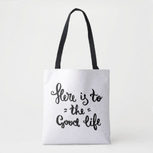 Ist hier zum angenehmen Leben Tasche