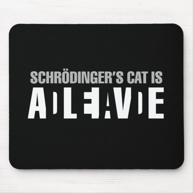 Ist Ihre Maus tot oder lebendig? Mousepad (Vorne)