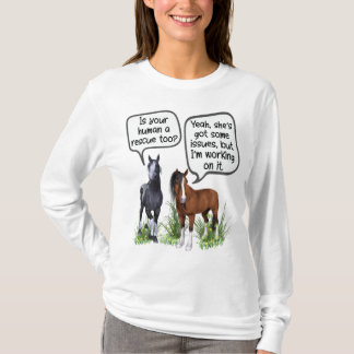 Ist Ihre Rettung auch ein Mensch? T-Shirt