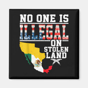 Ist illegal auf gestohlenem Land Native Americans Magnet