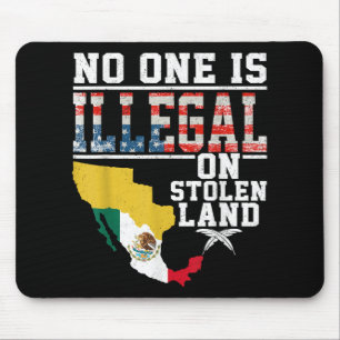 Ist illegal auf gestohlenen Land Geschenke Indiane Mousepad