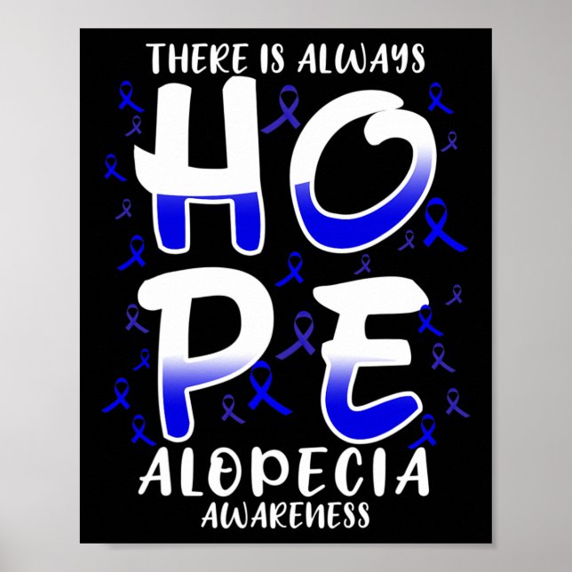 Ist immer Hoffnung. Alopezie Poster (Vorne)