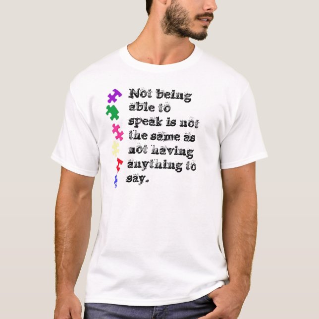 Ist In der Lage sein nicht zu sprechen nicht das T-Shirt (Vorderseite)