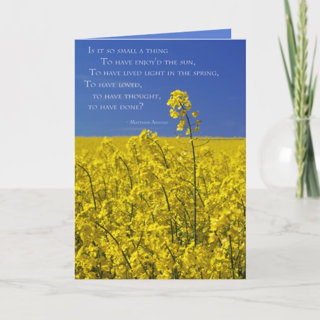 Ist It So Small Thing? Karte (Vorderseite)