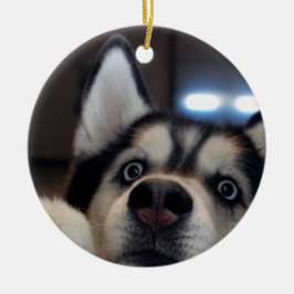 Ist jemand da draußen? keramik ornament