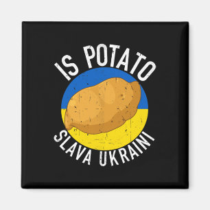 Ist Kartoffel Lustig Ukraine Witz Unterstützen Sie Magnet