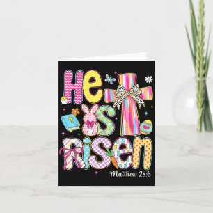 Ist Kids Er Erhöhter Jesus Christlich Glücklich Karte